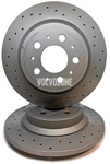Zadní brzdový kotouč (288mm) P2 S60/S80/V70 II/XC70 II děrovaný