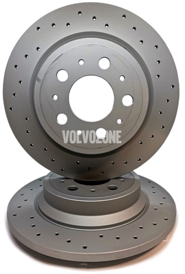 Zadní brzdový kotouč (288mm) P2 S60/S80/V70 II/XC70 II děrovaný