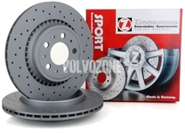 Zadní brzdový kotouč (308mm) P3 XC90 děrovaný