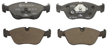 Přední brzdové destičky (280mm kotouč) P80 C70/S70/V70(XC)