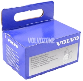Přední brzdové destičky (316mm kotouč) P3 S60 II(XC)/V60(XC) S80 II/V70 III/XC70 III RC02 - šikmé strany destiček (OEM)