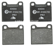 Zadní brzdové destičky (295mm kotouč) P80 C70/S70/V70 bez AWD
