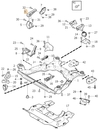 Uložení motoru horní P3 4.4 V8 S80 II (OEM)