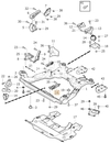 Uložení automatické převodovky P3 S80 II 4.4 V8 (OEM)