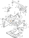 Uložení automatické převodovky P2 XC90 4.4 V8 (OEM)