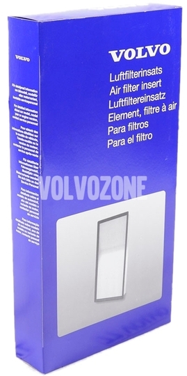 Vzduchový filtr turbo benzín (-2001) 2.0T/2.4(T)/2.5T, 2.9/3.0/T6/2.5 TDI S80 P2 (OEM)