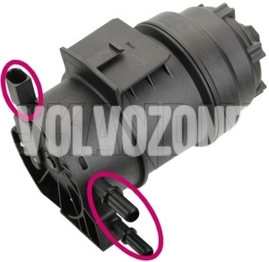 Palivový filtr s ohřevem 2.0D, 2.0 D2/D3/D4/D5, 2.4D/D5 4-5 válec P3 (Variant code C101) (OEM)