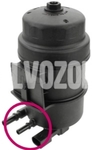 Palivový filtr s ohřevem 2.0 D3/D4, 2.4D/D5 P1, 2.0D, 2.0 D2/D3/D4/D5, 2.4D/D5 4-5 válec P3 (Variant code C102)