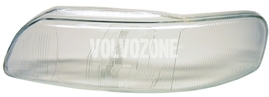 Sklo světlometu levé P2 (-2004) S60/V70 II/XC70 II (vroubkované sklo)