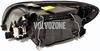 Světlomet pravý xenon P1 C70 II (-2010) D2S (OEM)