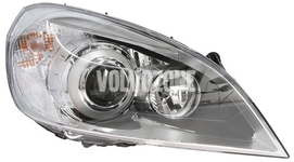 Světlomet pravý xenon P3 (-2013) S60 II/V60 D3S natáčecí