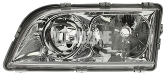 Světlomet levý duální S40/V40 (1999-) chrom 4 PIN