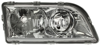 Světlomet pravý duální S40/V40 (1999-) chrom 4 PIN