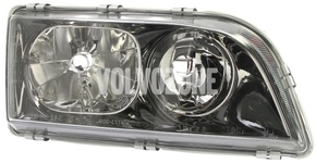 Světlomet pravý xenon S40/V40 (-2002) D2R černý