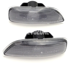 Směrovky blatníku P2 S60/S80/V70 II/XC70 II/XC90 sada bílých