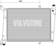 Chladič motoru (vody) 1.9DI (70kW) S40/40