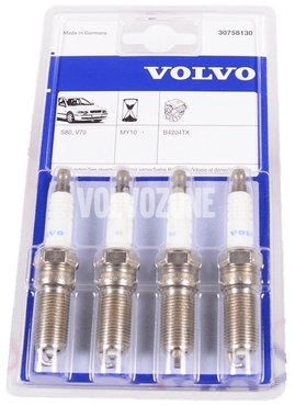 Zapalovací svíčky 4 válec 2.0T/T5 (2010-2014) P3 S60 II/V60/XC60 S80 II/V70 III (OEM)