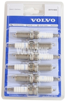 Zapalovací svíčky T6 P3 S80 II/V70 III/XC70 III/XC60 (starý typ) (OEM)