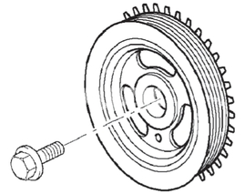 Řemenice klikového hřídele 2.0 P3 S80 II/V70 III (OEM)