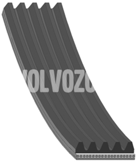 Drážkový řemen 5 válec P1 C30/C70 II/S40 II/V50 847mm pohon kompresor klimatizace - klikový hřídel