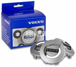 Sada středových krytek kol (64mm) stříbrná, chrom (OEM)