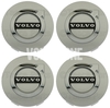 Sada středových krytek kol (64mm) stříbrná, chrom (OEM)