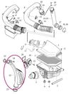 Rezonátor sání 5 válec 2.4 D3/D4/D5 (2010-) P3 (OEM)