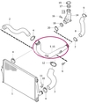 Přívodní trubka od rezonátoru turba k intercooleru D5 (2006-) P2 (OEM)