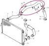 Trubka od turba k intercooleru 2.0T (2005-)/2.5T P2 (OEM)