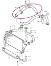 Trubka od turba k intercooleru P2 (2006-) S60R/V70R II (OEM)