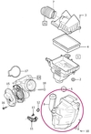 Rezonátor sání 1.8/2.0 P1 C30/S40 II/V50 (OEM)