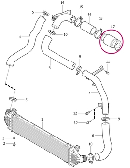 Rezonátor turba 1.6D2 P1 P3 (OEM)