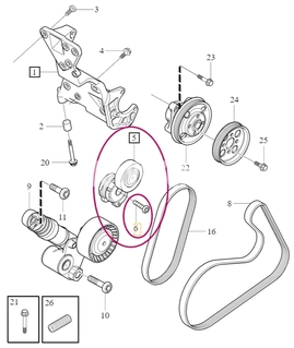 SIX POINT SOCKET S Volvo 30624274 (OEM)