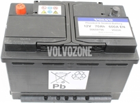 Baterie 600A 70Ah 278x175x190 mm Volvo 32401207