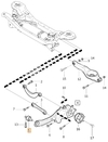 Uložení tehlice/zadního ramene P1 C30/C70 II/S40 II/V50 (OEM)