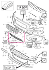 GRILLE Volvo 30678691 // bez děr na parkovací senzory (OEM)