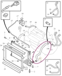 RADIATOR HOSE Volvo 30680918