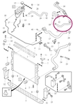 RADIATOR HOSE Volvo 30794858