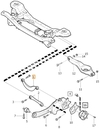 Příčné závěsné rameno horní P1 C70 II (OEM)