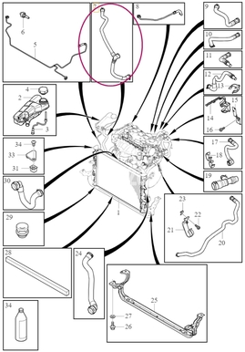 HOSE Volvo 31368461 (OEM)