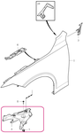 Front FENDER CARRIER Right Volvo 31378985