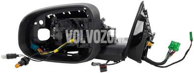 REAR VIEW MIRROR Left Volvo 31386103 // -2011 (BLIS with Memory)