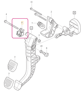 Clutch Pedal POSITION SENSOR Volvo 31400962 (OEM)