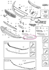 TRIM MOULDING Right Volvo 31425449 (OEM)