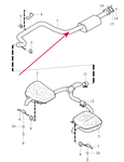 Front SILENCER Volvo 31432027