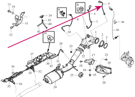LAMBDA SOND Front Volvo 31439593 (OEM)