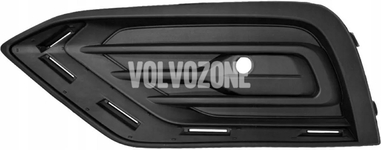GRILLE Left Volvo 31455636 // space for Chrome Strip // no Hole for FogLight + Hole for Parking Sensor