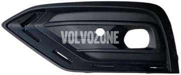 GRILLE Left Volvo 31455640 // space for Chrome Strip // Hole for FogLight + Hole for Parking Sensor
