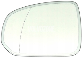Sklo levého zpětného zrcátka SPA XC60 II/V90 XC strana řidiče (bez automatického stmívání) (OEM)
