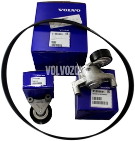 Sada drážkového řemene 4 válec benzín s Twin Engine 2.0 T6/T8/Polestar SPA (OEM)